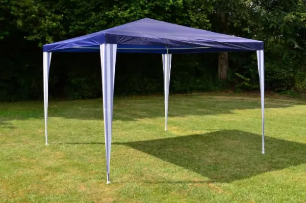Garthen 384 Záhradný párty stan - modrý 3 x 3 m