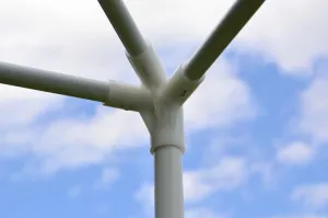 Garthen 384 Záhradný párty stan - modrý 3 x 3 m