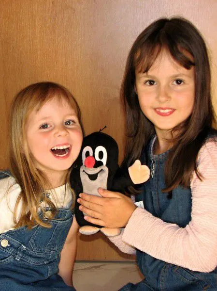 Krtko Maňuška plyš 20cm na karte 0+