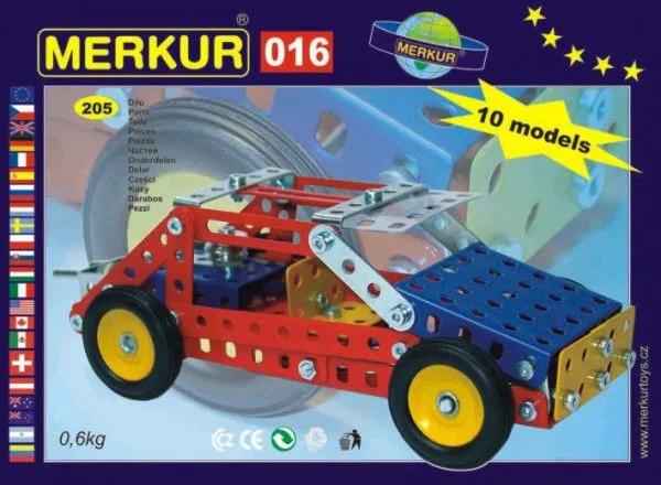 MERKUR - 016 Buggy, 206 dielov, 10 modelov