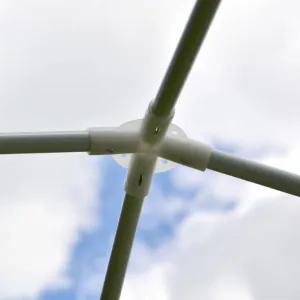 Garthen 590 Záhradný párty stan - biely 3 x 3 m + 2 bočné steny