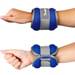 MOVIT neoprénové záťažové reflexné manžety, 2 x 2 kg