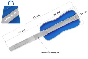 MOVIT neoprénové záťažové manžety reflexné, 2 x 1 kg