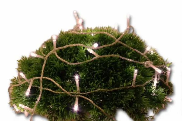 Nexos 2140 Vianočné LED osvetlenie - 10 m, 100 LED, teple biele, s časovým spínačom
