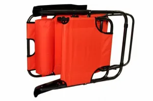 Garthen 29464 Skladacie záhradné lehátko - oranžová