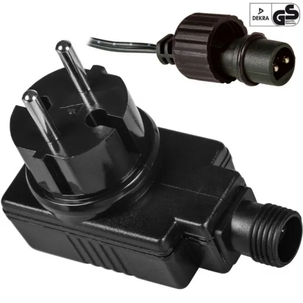 Voltronic 39464 Vianočné LED osvetlenie 60 m - studená biela 600 LED - zelený kábel