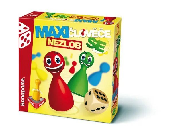Človeče nehnevaj sa Maxi Bonaparte drevená hra