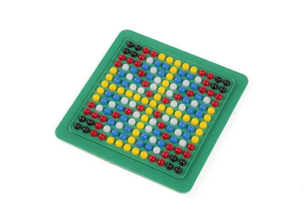 Mozaika guličkové s pinzetou malá 250 ks plast 12x12cm