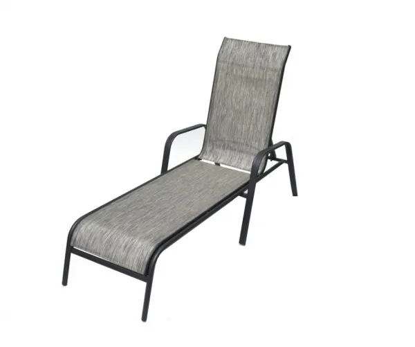 Rojaplast ZWC-52 Záhradné lehátko kovové sivé
