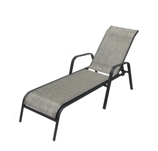 Rojaplast ZWC-52 Záhradné lehátko kovové sivé