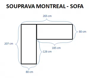 Záhradný set Montreal antracit polyratan