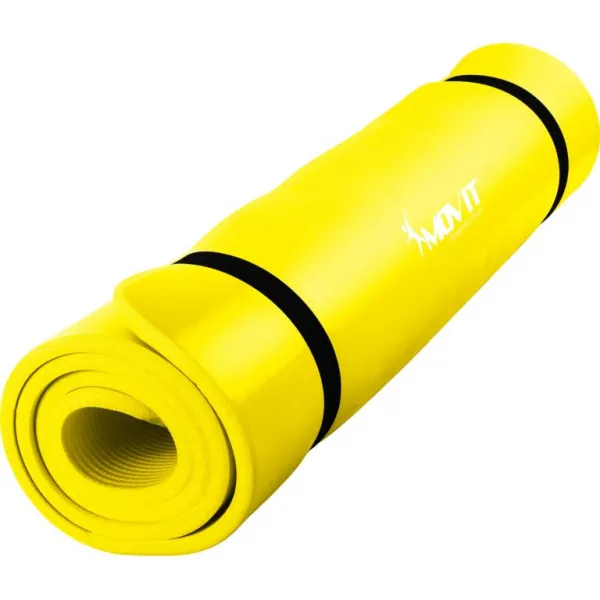 Gymnastická podložka MOVIT 183 x 60 x 1 cm - žltá