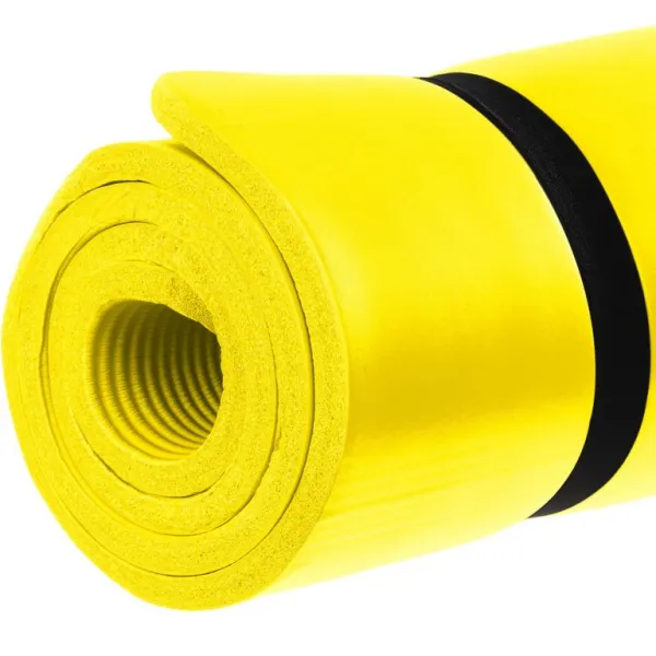 Gymnastická podložka MOVIT 183 x 60 x 1 cm - žltá