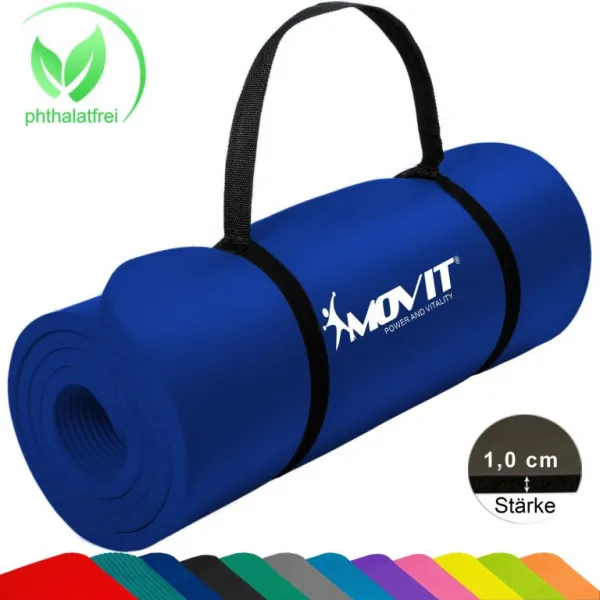 Movit Gymnastická podložka 183 x 60 x 1 cm - kráľovská modrá