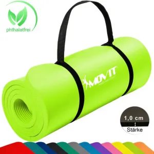 Movit Gymnastická podložka 183 x 60 x 1 cm - limetka