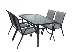Záhradné kreslo XT1012C sivé