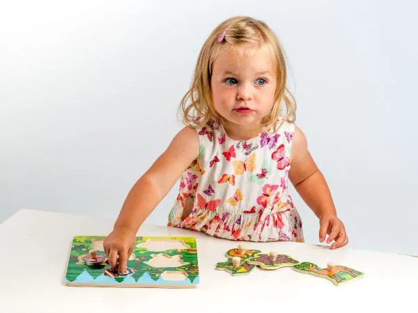 Teddies vkládačka Moje první lesní zvířátka