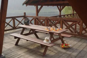 Drevený záhradný set Piknik 220 cm