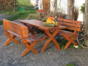 Záhradný stôl Strong masív 160 cm