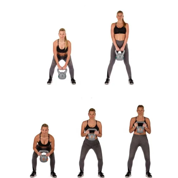 Kettlebell činka sivá - 6 kg