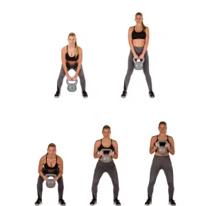 Kettlebell činka sivá - 6 kg