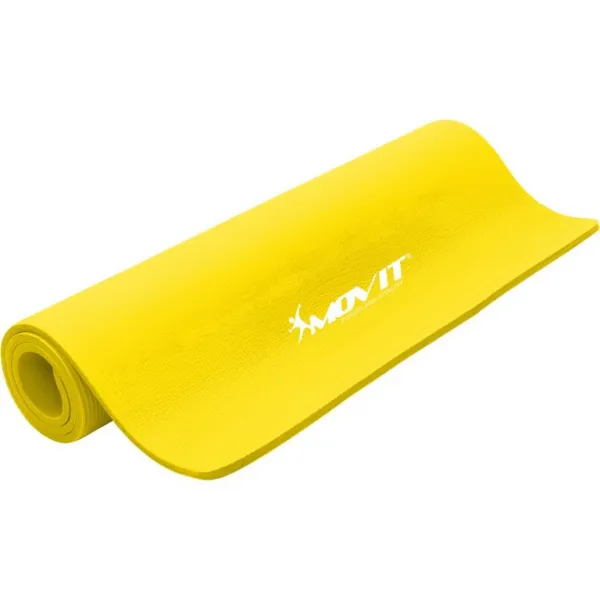 Gymnastická podložka MOVIT 183 x 60 x 1 cm - žltá