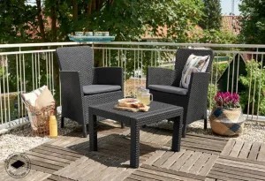 Záhradný set SALVADOR BALCONY – antracit