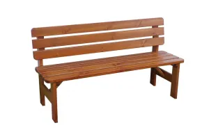 Záhradná lavica Viking hnedá 150 cm