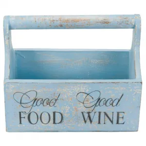 Garthen 73075 Dekoratívny kvetinový box - 30 x 17 x 25 cm, modrý