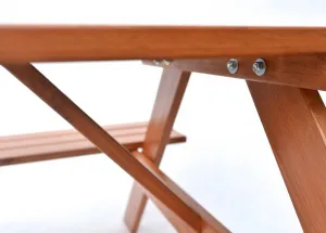 Záhradný set Piknik 180 cm lakovaný