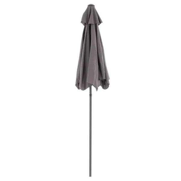 Garthen 71701 Slnečník sklopný s kľučkou, 210 cm, antracit