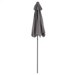 Garthen 71701 Slnečník sklopný s kľučkou, 210 cm, antracit