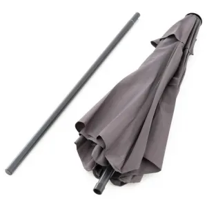 Garthen 71701 Slnečník sklopný s kľučkou, 210 cm, antracit