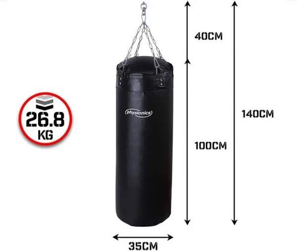 Závesné boxovacie vrece, 100 x 35 cm