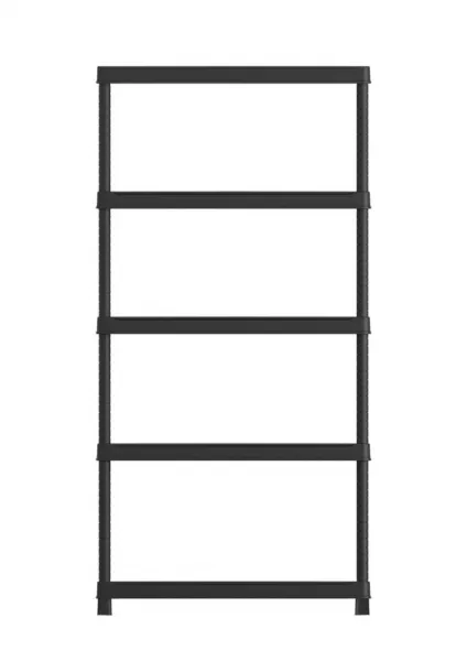 Plastový otvorený regál PLUS 80/5 - 187 x 80 x 40 cm