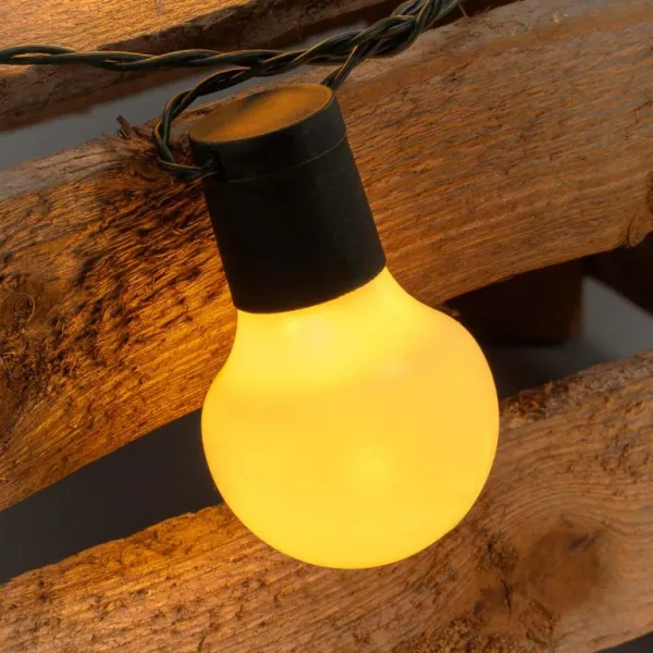 Garthen 77498 Záhradné párty osvetlenie, 20 LED, teplá biela