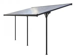 Rojaplast Bruce J pergola - šedý polykarbonát