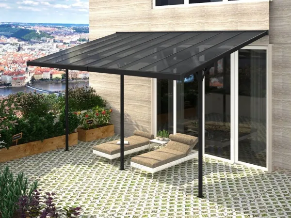Rojaplast Bruce J pergola - šedý polykarbonát