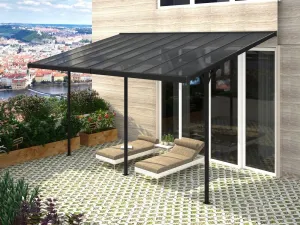 Rojaplast Bruce J pergola - šedý polykarbonát