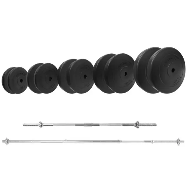 Physionics sada záťažových dosiek 2 x 5 kg, 27 mm