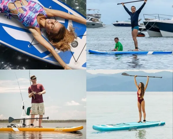 Nafukovací paddleboard 305 cm modrý + příslušenstvo