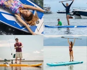Nafukovací paddleboard 305 cm modrý + příslušenstvo