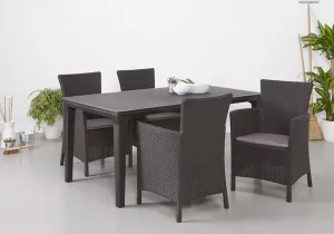 Záhradný set Montreal antracit polyratan