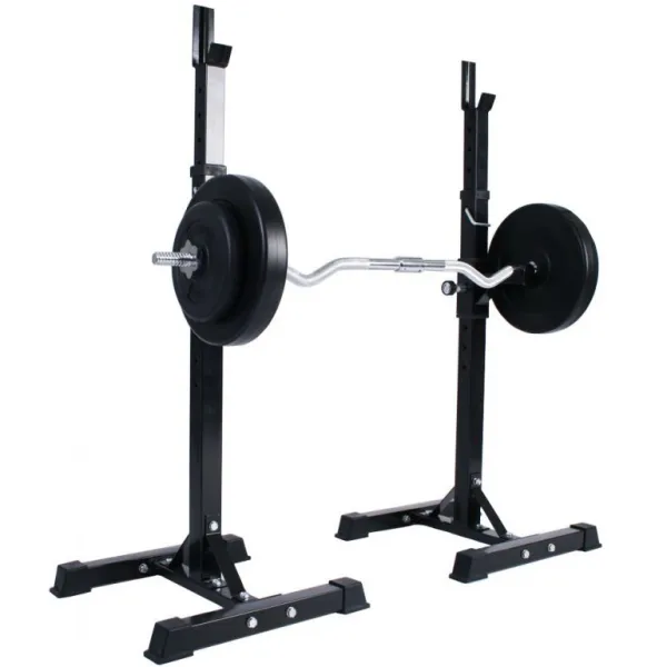 Physionics Stojan na činky a drepy, nosnosť 300 kg