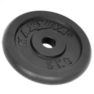 MAXXIVA 81731 Sada 2 závaží na činky celkom 10 kg, liatina, čiern