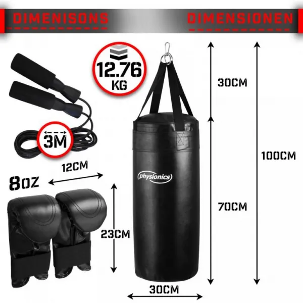 PHYSIONICS Boxovacia sada pre deti, 13 kg