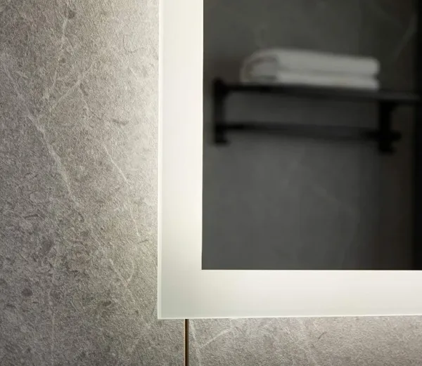 Aquamarin Kúpeľňové zrkadlo s LED osvetlením, 100 x 60 cm
