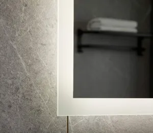 Aquamarin Kúpeľňové zrkadlo s LED osvetlením, 100 x 60 cm