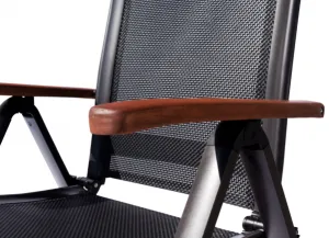 ASS Comfort Polohovacie Kreslo Antracit Čierna P41469