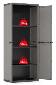 Plastová skriňa JOLLY HIGH - 166 x 68 x 39 cm